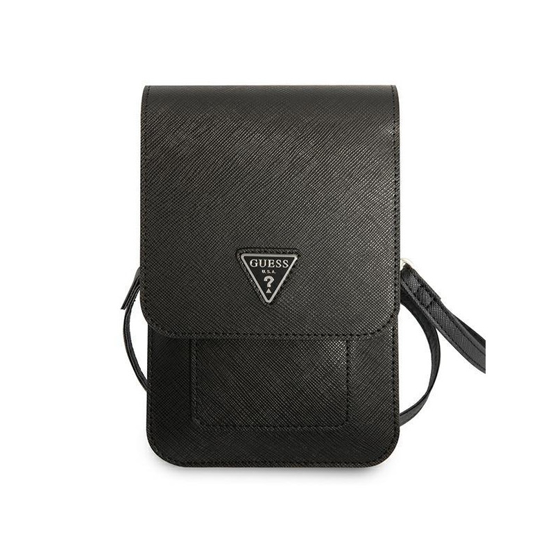 Guess Saffiano Triangle rankinė - juoda