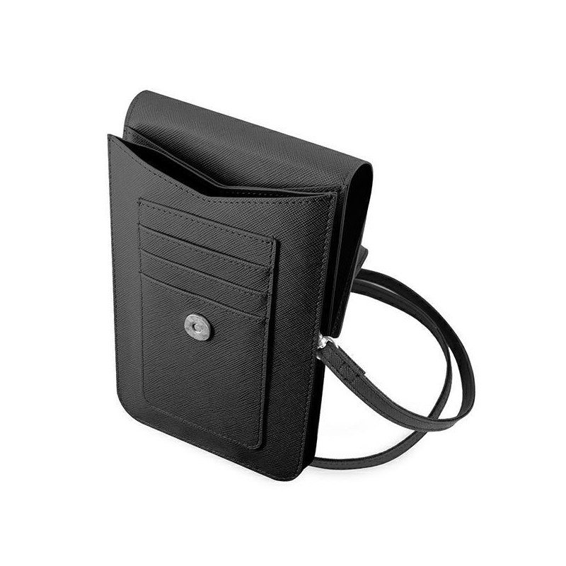 Guess Saffiano Triangle rankinė - juoda