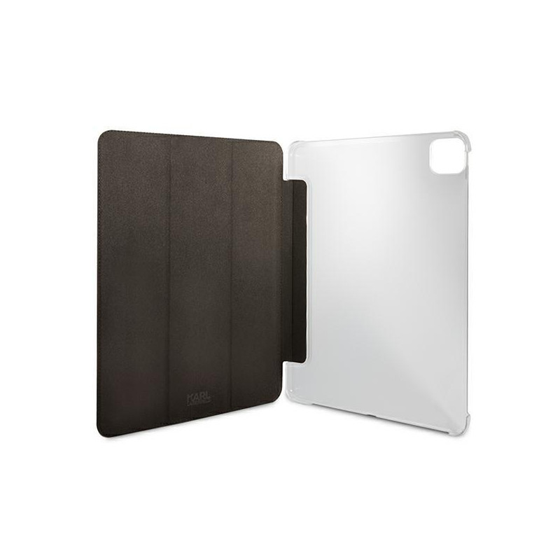 Karl Lagerfeld Saffiano Ikonic Karl dėklas iPad 11" Pro 2021 - juodas