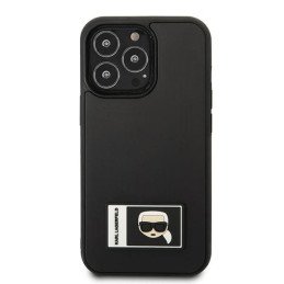 Karl Lagerfeld Ikonik Patch dėklas iPhone 13 Pro / iPhone 13 - juodas