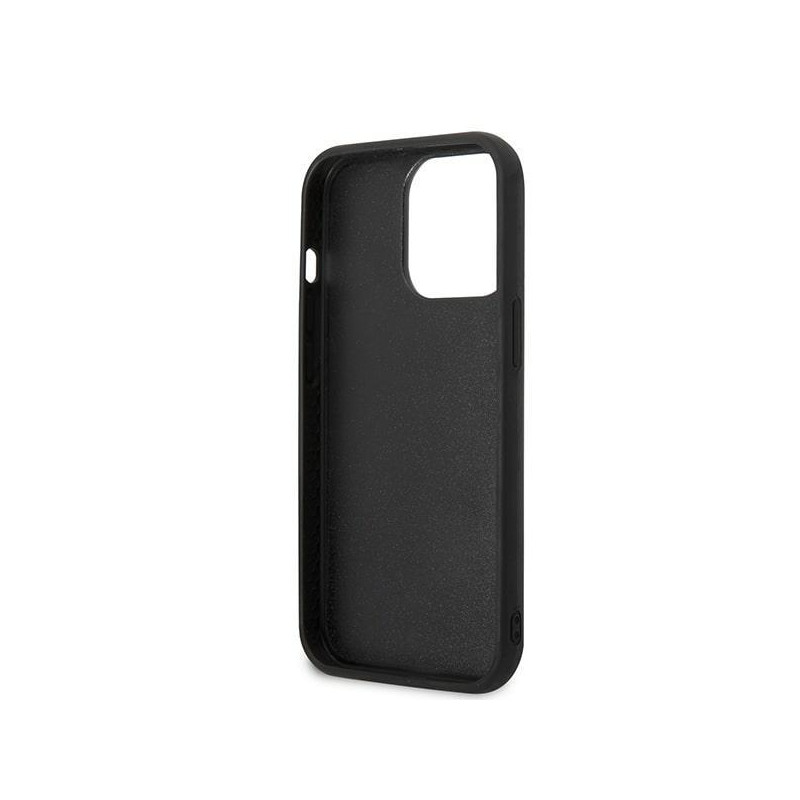 Karl Lagerfeld Ikonik Patch dėklas iPhone 13 Pro / iPhone 13 - juodas