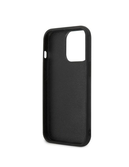 Karl Lagerfeld Ikonik Patch dėklas iPhone 13 Pro / iPhone 13 - juodas Karl Lagerfeld Ikonik Patch dėklas iPhone 13 Pro / iPhone 13 - juodas