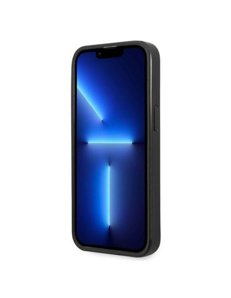 Karl Lagerfeld Monogram Plaque dėklas iPhone 13 Pro / iPhone 13 - juodas