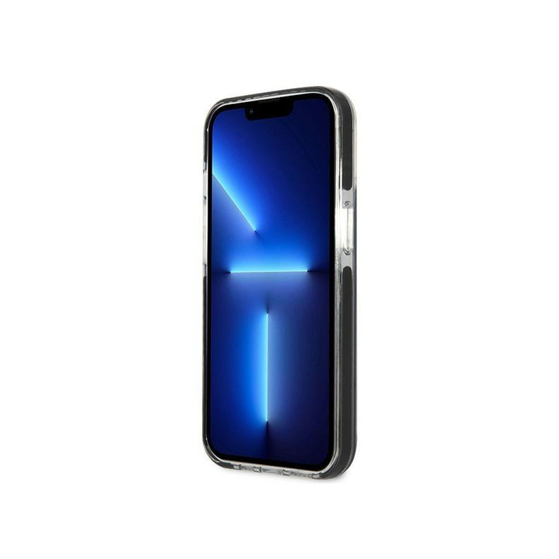 Karl Lagerfeld Karl&Choupette Head dėklas, skirtas iPhone 13 Pro / iPhone 13 - juodas