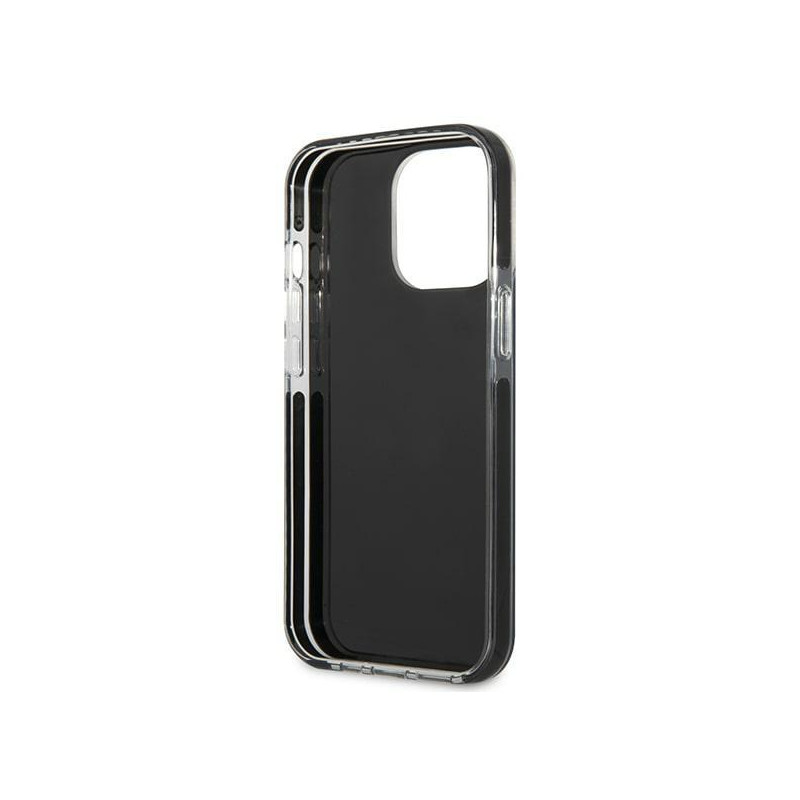 Karl Lagerfeld Karl&Choupette Head dėklas, skirtas iPhone 13 Pro / iPhone 13 - juodas
