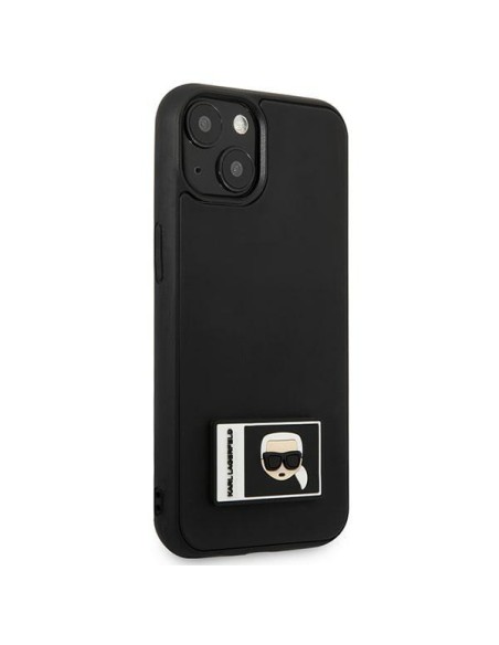 Karl Lagerfeld Ikonik Patch dėklas iPhone 13 - juodas Karl Lagerfeld Ikonik Patch dėklas iPhone 13 - juodas