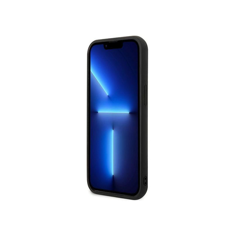 Karl Lagerfeld Ikonik Patch dėklas iPhone 13 - juodas