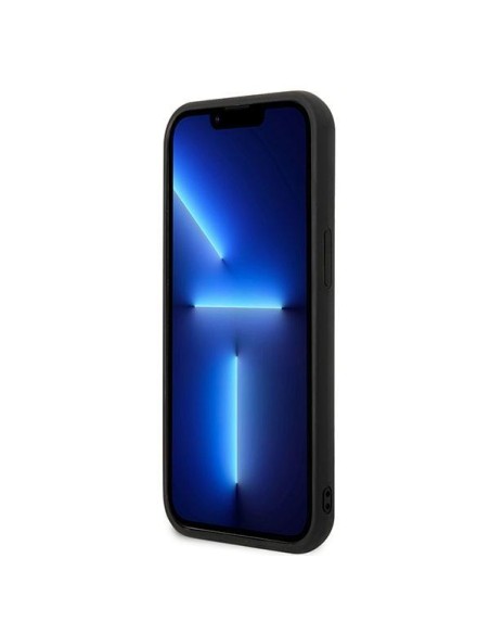 Karl Lagerfeld Ikonik Patch dėklas iPhone 13 - juodas Karl Lagerfeld Ikonik Patch dėklas iPhone 13 - juodas
