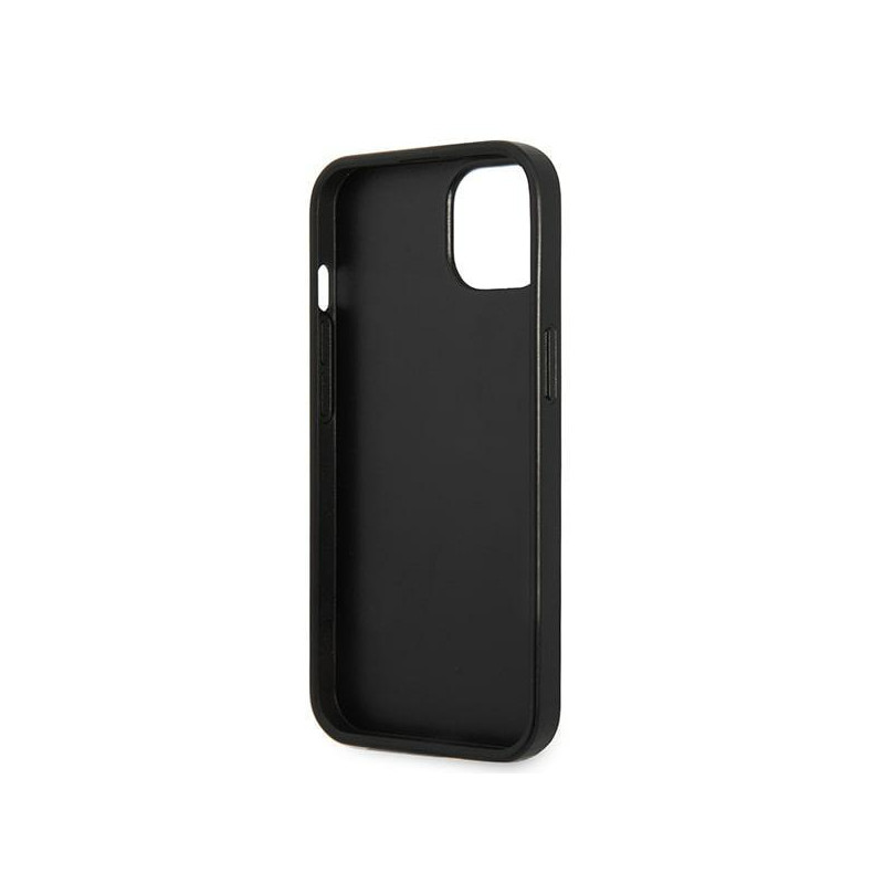 Karl Lagerfeld Monogram Plaque dėklas iPhone 13 - juodas