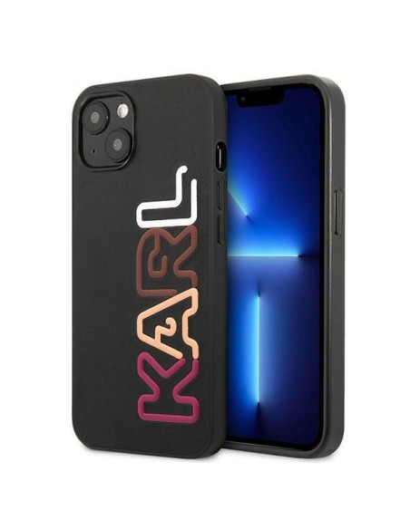 Karl Lagerfeld Multipink Brand dėklas iPhone 13 - juodas Karl Lagerfeld Multipink Brand dėklas iPhone 13 - juodas