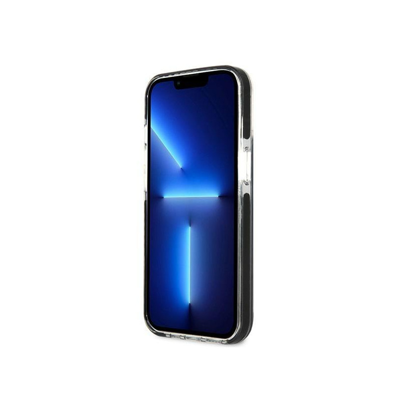 Karl Lagerfeld Karl&Choupette Head dėklas iPhone 13 - juodas