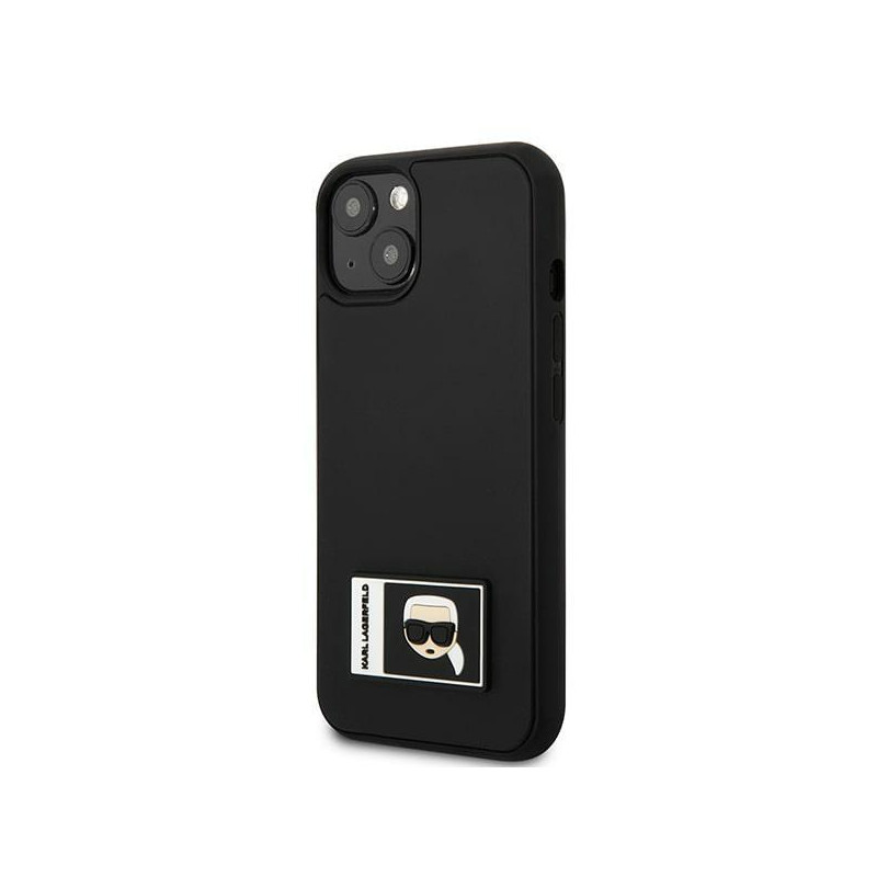 Karl Lagerfeld Ikonik Patch dėklas iPhone 13 mini - juodas