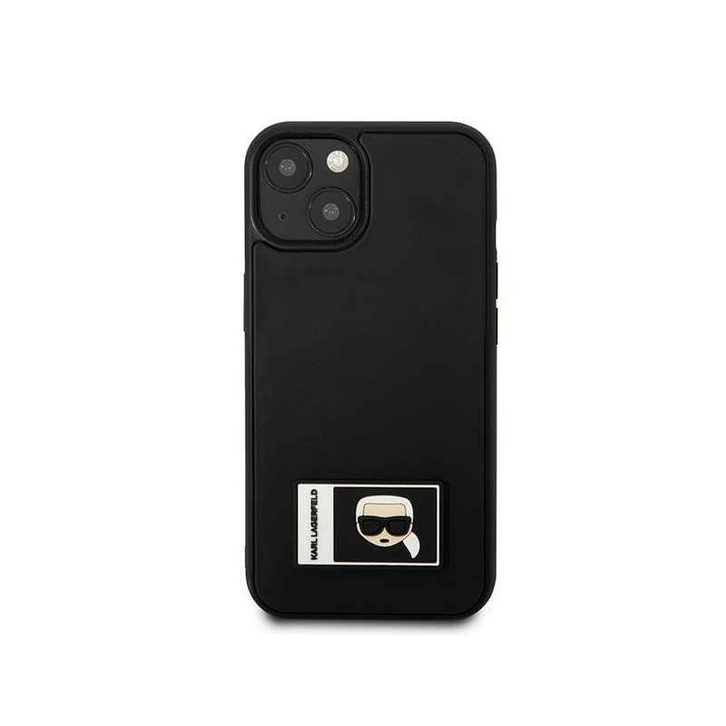 Karl Lagerfeld Ikonik Patch dėklas iPhone 13 mini - juodas
