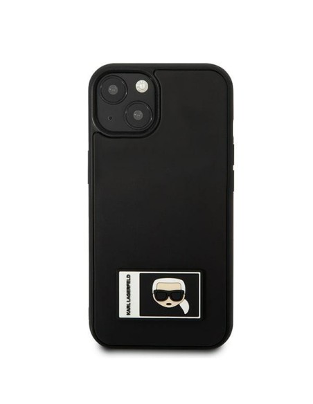 Karl Lagerfeld Ikonik Patch dėklas iPhone 13 mini - juodas Karl Lagerfeld Ikonik Patch dėklas iPhone 13 mini - juodas