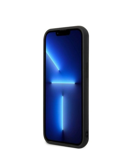 Karl Lagerfeld Ikonik Patch dėklas iPhone 13 mini - juodas Karl Lagerfeld Ikonik Patch dėklas iPhone 13 mini - juodas