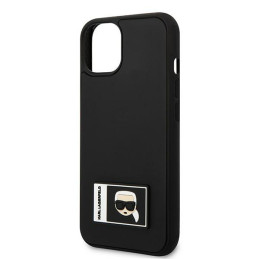Karl Lagerfeld Ikonik Patch dėklas iPhone 13 mini - juodas