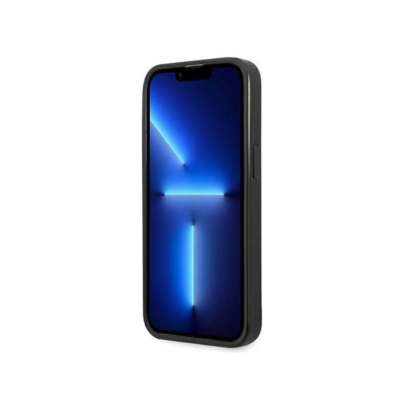 Karl Lagerfeld Monogram Plaque dėklas iPhone 13 mini - rožinis