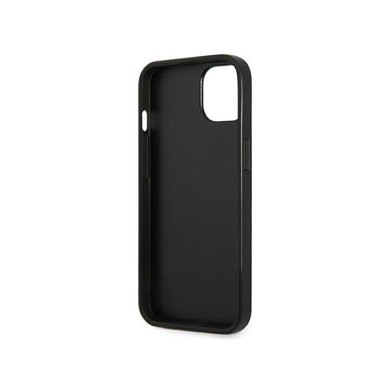 Karl Lagerfeld Monogram Plaque dėklas iPhone 13 mini - rožinis