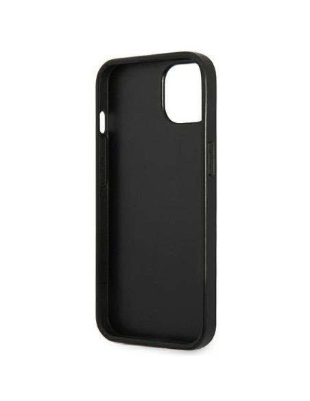 Karl Lagerfeld Monogram Plaque dėklas iPhone 13 mini - rožinis Karl Lagerfeld Monogram Plaque dėklas iPhone 13 mini - rožinis