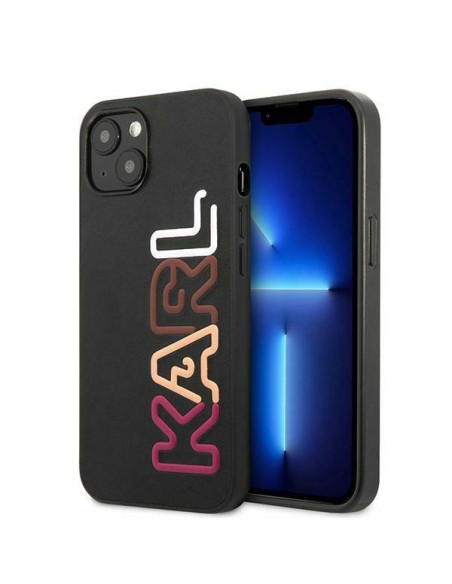 Karl Lagerfeld Multipink Brand dėklas iPhone 13 mini - juodas Karl Lagerfeld Multipink Brand dėklas iPhone 13 mini - juodas
