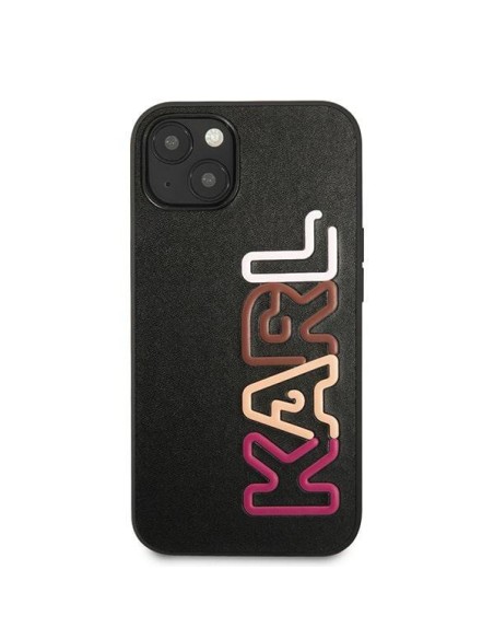 Karl Lagerfeld Multipink Brand dėklas iPhone 13 mini - juodas Karl Lagerfeld Multipink Brand dėklas iPhone 13 mini - juodas