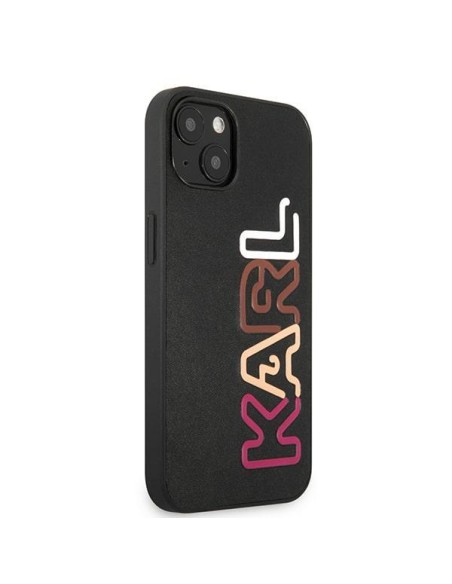 Karl Lagerfeld Multipink Brand dėklas iPhone 13 mini - juodas Karl Lagerfeld Multipink Brand dėklas iPhone 13 mini - juodas