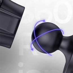 Lipnus magnetinis automobilinio telefono laikiklis prie prietaisų skydelio juodos spalvos