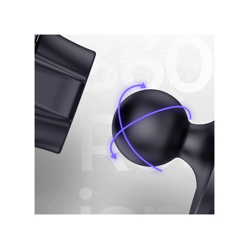 Lipnus magnetinis automobilinio telefono laikiklis prie prietaisų skydelio juodos spalvos