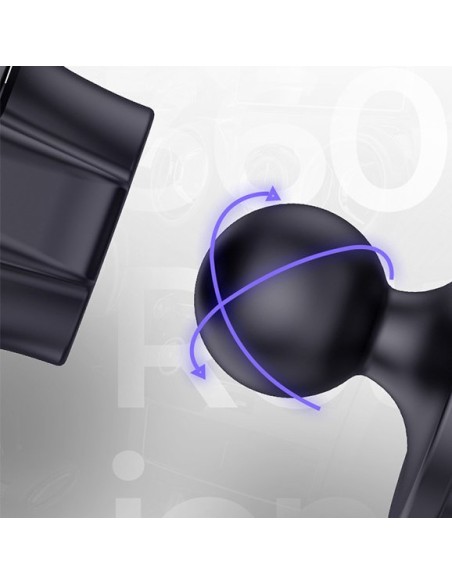 Lipnus magnetinis automobilinio telefono laikiklis prie prietaisų skydelio juodos spalvos