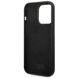 Karl Lagerfeld Silicone Choupette Body dėklas iPhone 14 Pro - juodas
