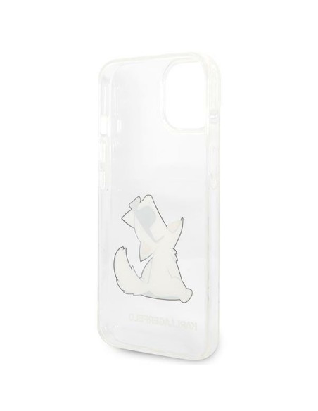 Karl Lagerfeld Choupette Fun dėklas iPhone 14 Plus - skaidrus Karl Lagerfeld Choupette Fun dėklas iPhone 14 Plus - skaidrus
