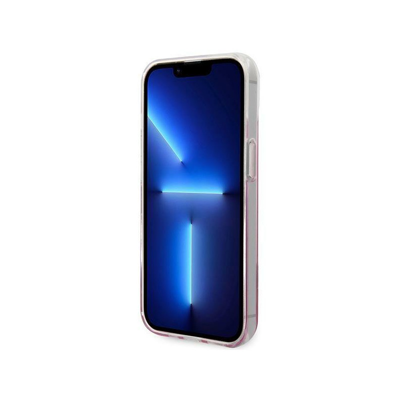 Karl Lagerfeld Choupette Fun dėklas iPhone 14 Plus - rožinis