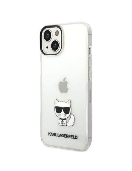 Karl Lagerfeld Choupette Body dėklas iPhone 14 Plus - skaidrus Karl Lagerfeld Choupette Body dėklas iPhone 14 Plus - skaidrus