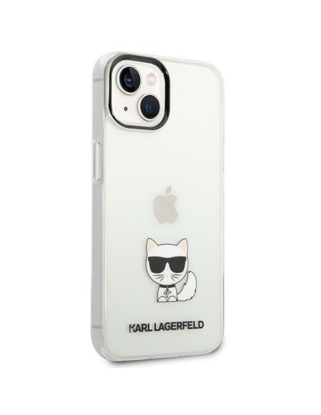 Karl Lagerfeld Choupette Body dėklas iPhone 14 Plus - skaidrus Karl Lagerfeld Choupette Body dėklas iPhone 14 Plus - skaidrus