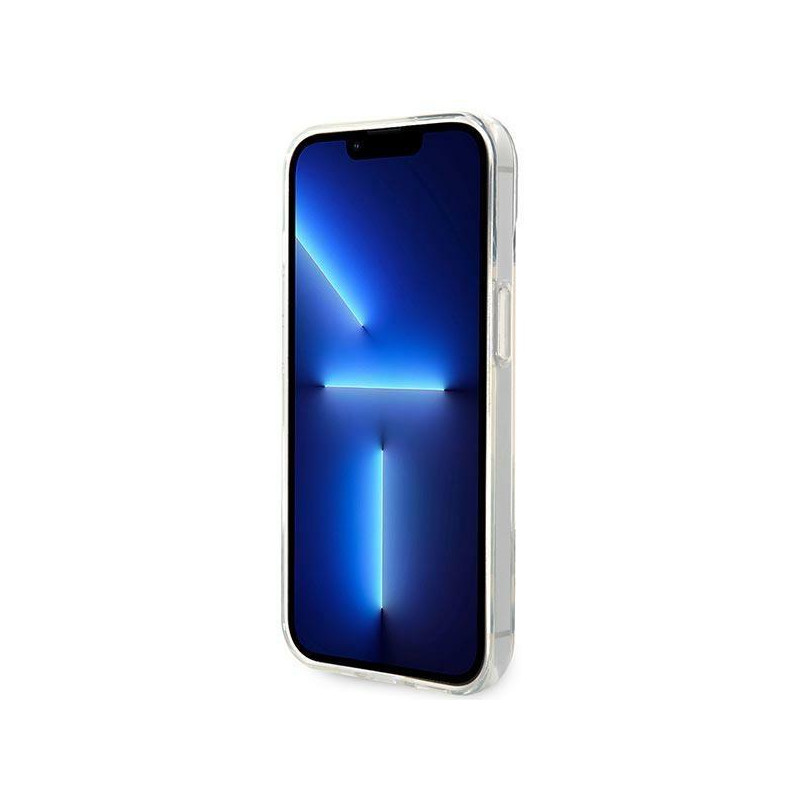Karl Lagerfeld Choupette Body dėklas iPhone 14 Plus - skaidrus
