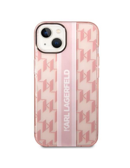 Karl Lagerfeld Mono Vertical Stripe dėklas iPhone 14 Plus - rožinis Karl Lagerfeld Mono Vertical Stripe dėklas iPhone 14 Plus - rožinis