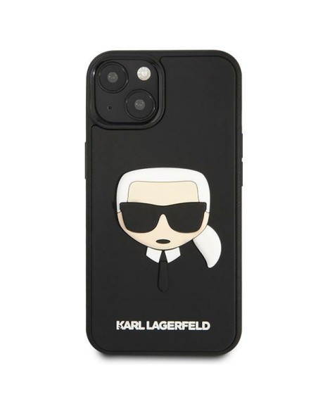 Karl Lagerfeld 3D Rubber Karl& 39 s Head dėklas iPhone 14 Plus - juodas Karl Lagerfeld 3D Rubber Karl& 39 s Head dėklas iPhone 14 Plus - juodas