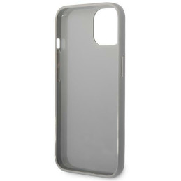 Karl Lagerfeld Monogram Vaivorykštis dėklas iPhone 14 Plus - sidabrinis