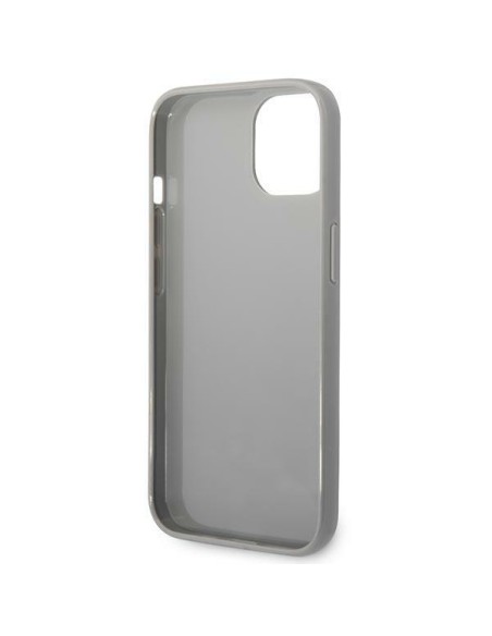 Karl Lagerfeld Monogram Vaivorykštis dėklas iPhone 14 Plus - sidabrinis Karl Lagerfeld Monogram Vaivorykštis dėklas iPhone 14 Plus - sidabrinis