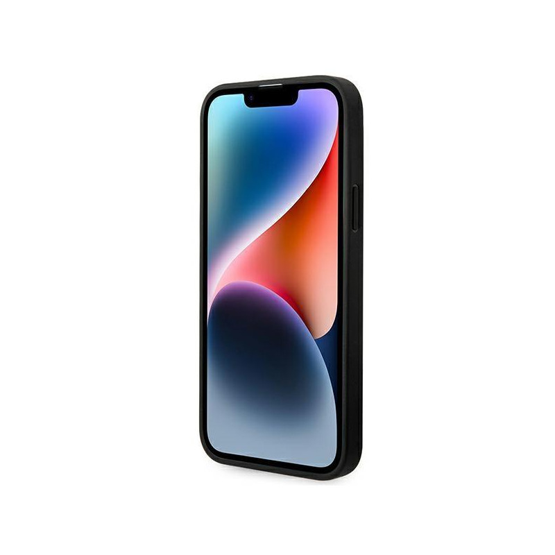 Karl Lagerfeld Monogram Stripe dėklas iPhone 14 Plus - žalias