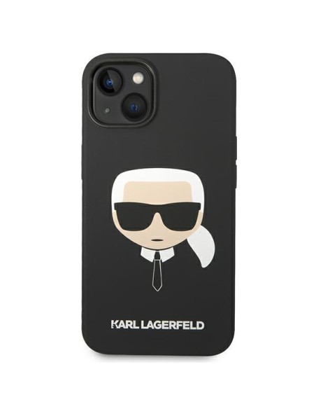 Karl Lagerfeld Silikoninis Karl& 39 s Head dėklas iPhone 14 Plus - juodas Karl Lagerfeld Silikoninis Karl& 39 s Head dėklas iPhone 14 Plus - juodas