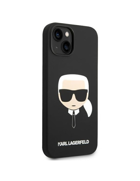 Karl Lagerfeld Silikoninis Karl& 39 s Head dėklas iPhone 14 Plus - juodas Karl Lagerfeld Silikoninis Karl& 39 s Head dėklas iPhone 14 Plus - juodas