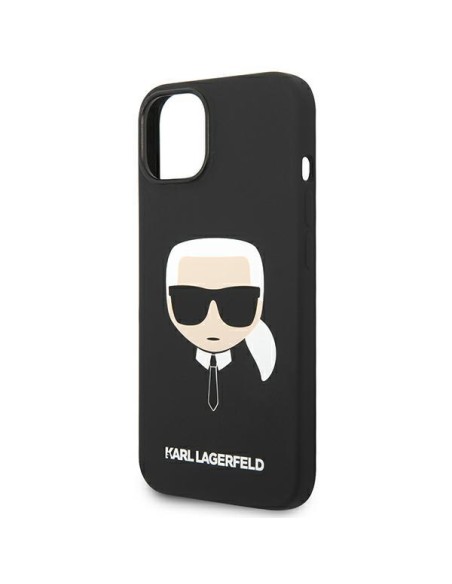 Karl Lagerfeld Silikoninis Karl& 39 s Head dėklas iPhone 14 Plus - juodas Karl Lagerfeld Silikoninis Karl& 39 s Head dėklas iPhone 14 Plus - juodas