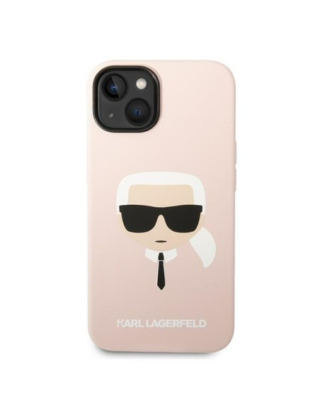 Karl Lagerfeld Silikoninis Karl& 39 s Head dėklas iPhone 14 Plus - rožinis Karl Lagerfeld Silikoninis Karl& 39 s Head dėklas iPhone 14 Plus - rožinis