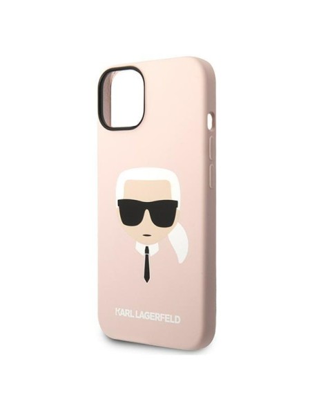 Karl Lagerfeld Silikoninis Karl& 39 s Head dėklas iPhone 14 Plus - rožinis Karl Lagerfeld Silikoninis Karl& 39 s Head dėklas iPhone 14 Plus - rožinis