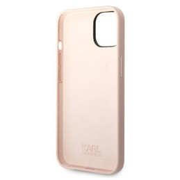 Karl Lagerfeld Silikoninis Karl& 39 s Head dėklas iPhone 14 Plus - rožinis