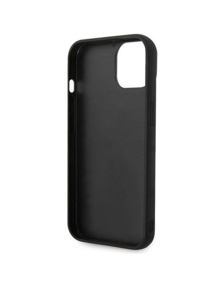 Karl Lagerfeld Puffy Elongated Logo dėklas iPhone 14 - juodas