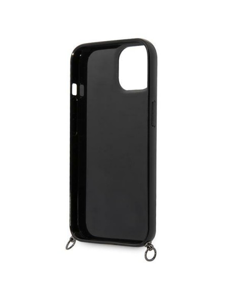 Karl Lagerfeld Color Stripes Strap dėklas iPhone 14 - rožinis Karl Lagerfeld Color Stripes Strap dėklas iPhone 14 - rožinis