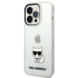 Karl Lagerfeld Choupette Body dėklas iPhone 14 Pro Max - skaidrus