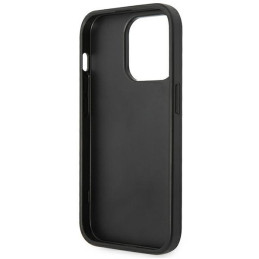 Karl Lagerfeld Glitter Flakes Ikonik dėklas iPhone 14 Pro Max - sidabrinis